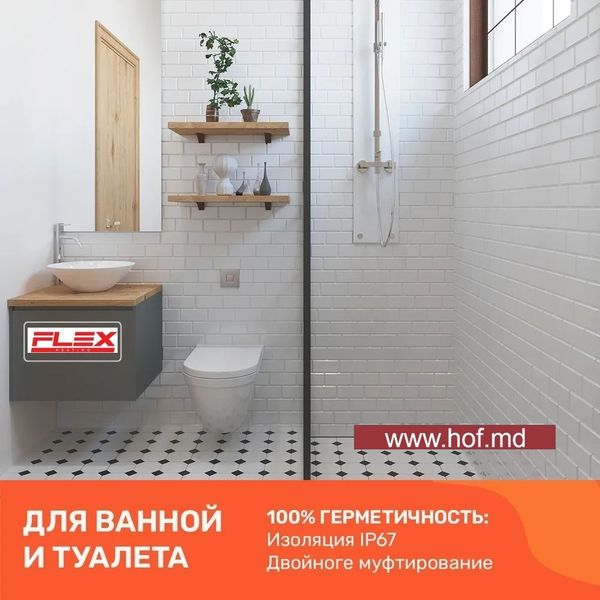 Теплый пол электрический Flex 175 Вт/м² двухжильный нагревательный мат 0,5 м² /100Вт с механическим терморегулятором AC308 белым или черным matflexAC308  фото